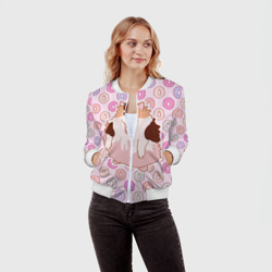 Женский бомбер 3D Loops - фото 2