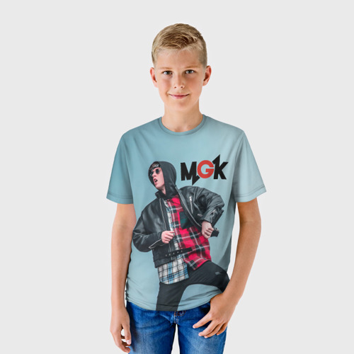 Детская футболка 3D Machine gun kelly Фото 01 Детская футболка 3D Machine gun kelly Фото 01