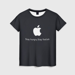 Женская футболка 3D Стив Джобс