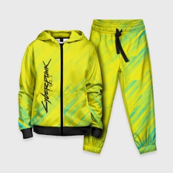 Детский костюм 3D Cyberpunk 2077 yellow