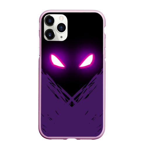 Чехол для iPhone 11 Pro Max матовый Fortnite raven Фортнайт ворон, цвет розовый