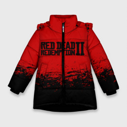 Зимняя куртка для девочек 3D Red dead Redemption 2