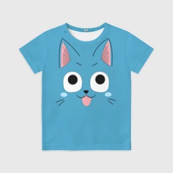 Детская футболка 3D Хэппи и Нацу Драгнил