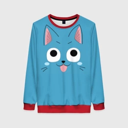 Женский свитшот 3D Хэппи и Нацу Драгнил