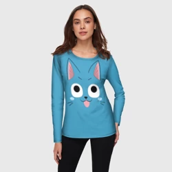 Женский лонгслив 3D Хэппи и Нацу Драгнил - фото 2