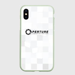 Чехол для iPhone XS Max матовый Aperture Labs