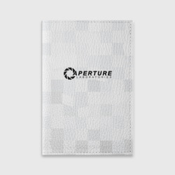 Обложка для паспорта матовая кожа Aperture Labs