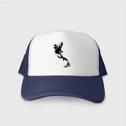 Кепка тракер с сеткой Чернильный дельфин
