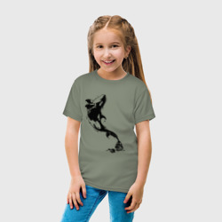 Детская футболка хлопок Чернильный дельфин - фото 2