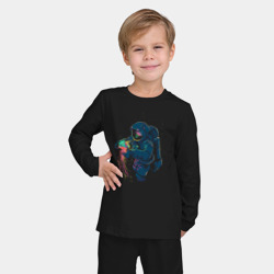 Детская пижама с лонгсливом хлопок Космическая медуза - фото 2