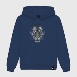 Женская толстовка хлопок Белый тигр