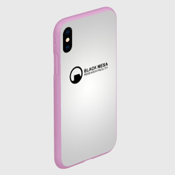 Чехол для iPhone XS Max матовый Black Mesa - фото 2