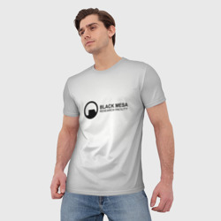 Мужская футболка 3D Black Mesa - фото 2