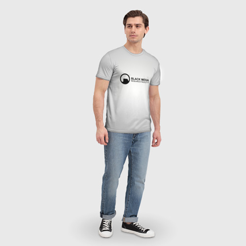 Мужская футболка 3D Black Mesa, цвет 3D печать - фото 5