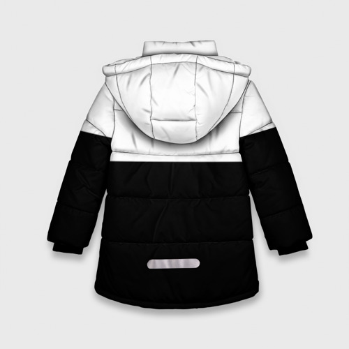 Зимняя куртка для девочек 3D BTS, цвет светло-серый - фото 2