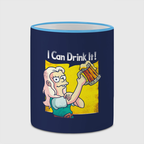 Кружка с полной запечаткой Disenchantment: I Can Drink It!, цвет Кант небесно-голубой - фото 4