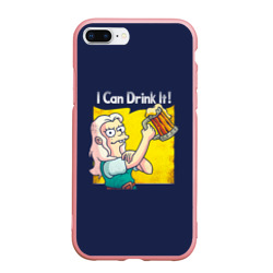 Чехол для iPhone 7Plus/8 Plus матовый Disenchantment: I Can Drink It!