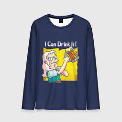 Мужской лонгслив 3D Disenchantment: I Can Drink It!