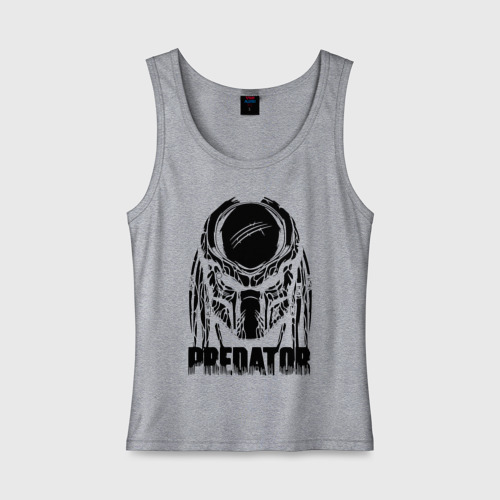 Женская майка хлопок Predator, цвет меланж