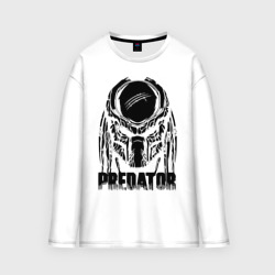 Женский лонгслив oversize хлопок Predator