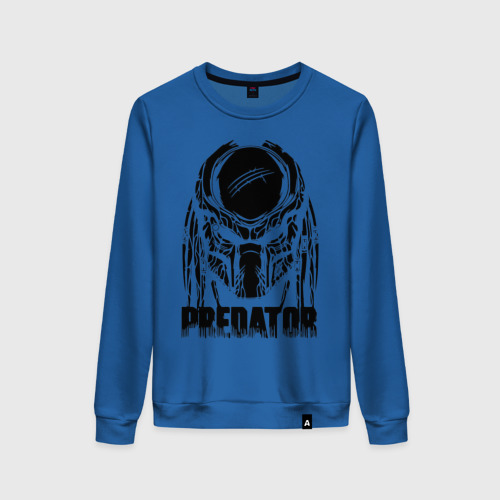Женский свитшот хлопок Predator, цвет синий