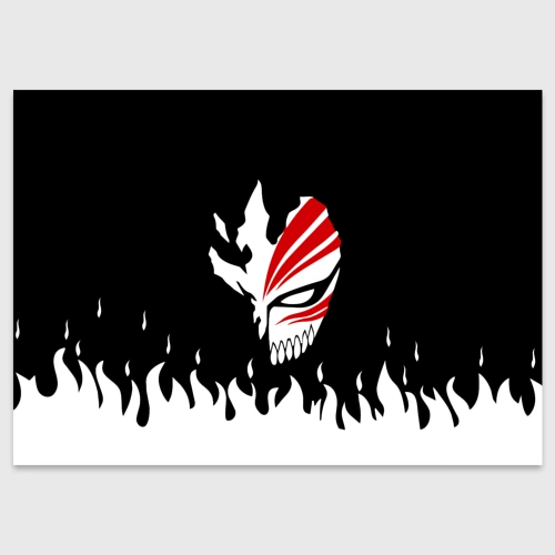 Поздравительная открытка Bleach на спине Блич