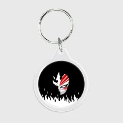 Брелок круглый Bleach на спине Блич