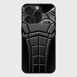 Чехол силиконовый для Apple iPhone 15 Pro матовый Костюм N7