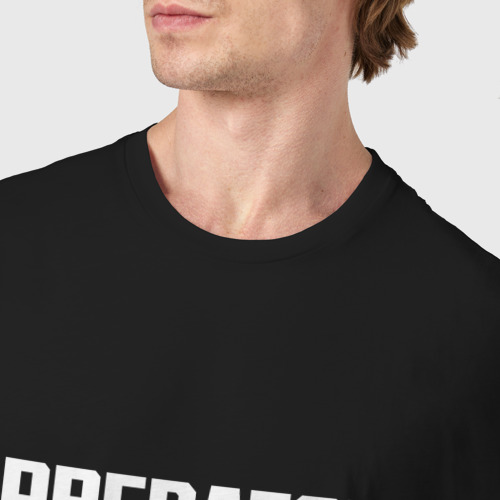 Мужская футболка хлопок PREDATOR, цвет черный - фото 6
