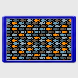 Магнит 45*70 Рыбки паттерн