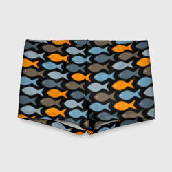 Детские купальные плавки 3D Рыбки паттерн