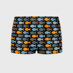Мужские трусы 3D Рыбки паттерн