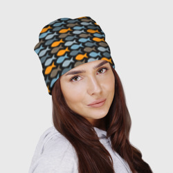 Шапка 3D Рыбки паттерн - фото 2