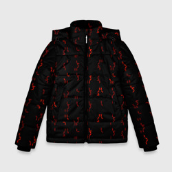 Зимняя куртка для мальчиков 3D Алфавит Хищников