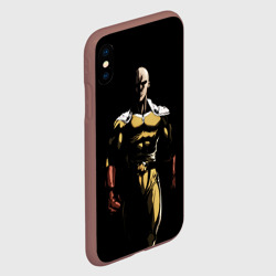 Чехол для iPhone XS Max матовый One-Pucnh Man - фото 2