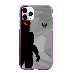 Чехол для iPhone 11 Pro Max матовый Хищник Predator