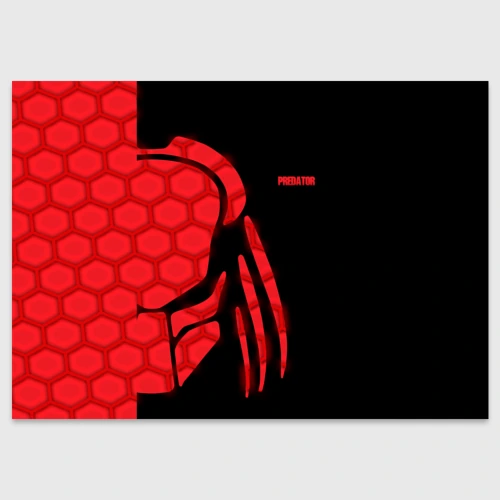 Поздравительная открытка Хищник Predator
