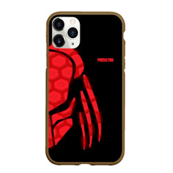 Чехол для iPhone 11 Pro матовый Хищник Predator