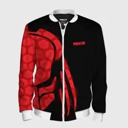 Мужской бомбер 3D Хищник Predator