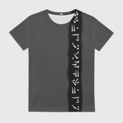 Женская футболка 3D Dragonborn the Elder Scrolls skyrim TES 5