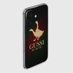Чехол для iPhone 16 силиконовый с защитой камеры Гуси - гусси - фото 2