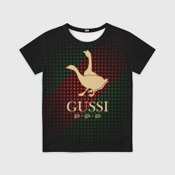 Детская футболка 3D Гуси - гусси
