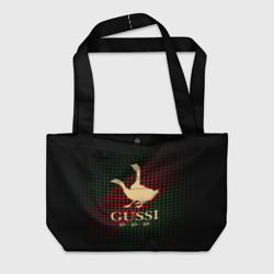 Пляжная сумка 3D Гуси - гусси