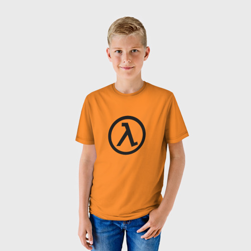 Детская футболка 3D с принтом Half-Life, фото на моделе #1