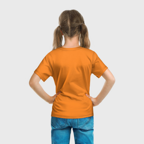 Детская футболка 3D с принтом Half-Life, вид сзади #2