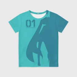 Детская футболка 3D Хацуне Мику 01