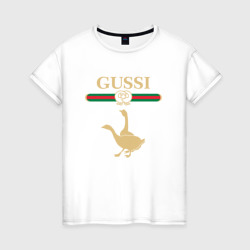 Женская футболка хлопок Гуси