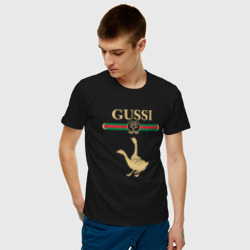 Мужская футболка хлопок Гуси  - фото 2