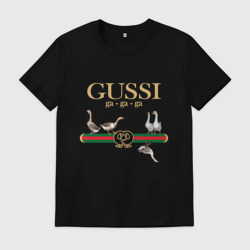 Мужская футболка хлопок Гуси гучи