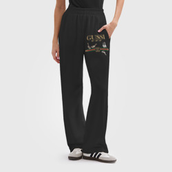 Женские брюки oversize без начеса хлопок Гуси гучи - фото 2